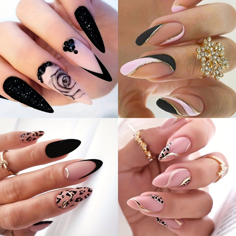 French Sweet Cool Striped Nail Sticker