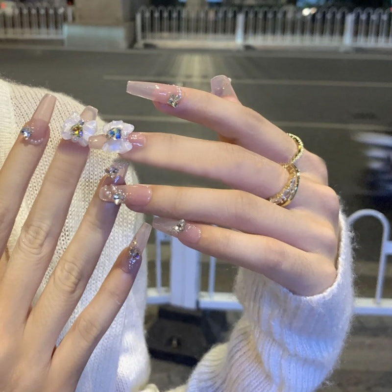 Handmade Phototherapy Wear Nail Hi My Sweetheart Finished Product Reuse Nail Stickers